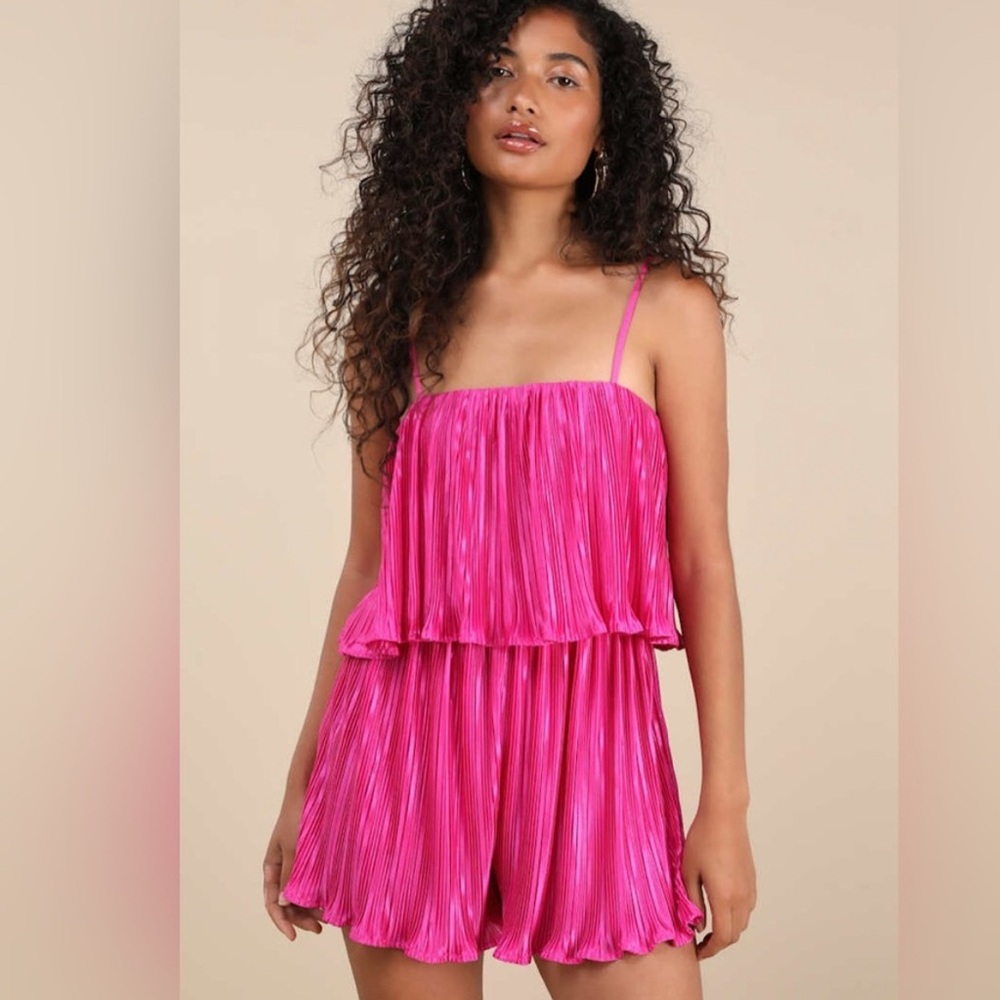 Lulu's Hot Pink Romper